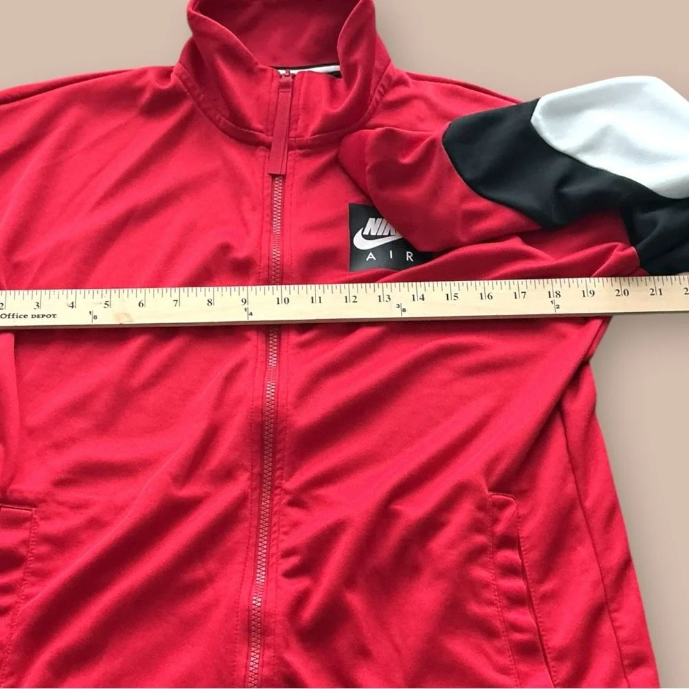 Nike NSW Air Polyknit Track Jacket AJ5321 Gym Red Black‎ White Men’s S